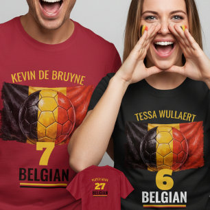 Belgium National Football Team Heritage Soccer T-Shirt