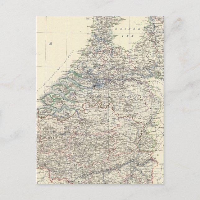 Belgium, Netherlands Postcard (Front)