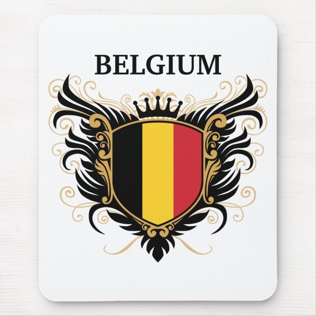 Belgium [personalise] mouse pad (Front)