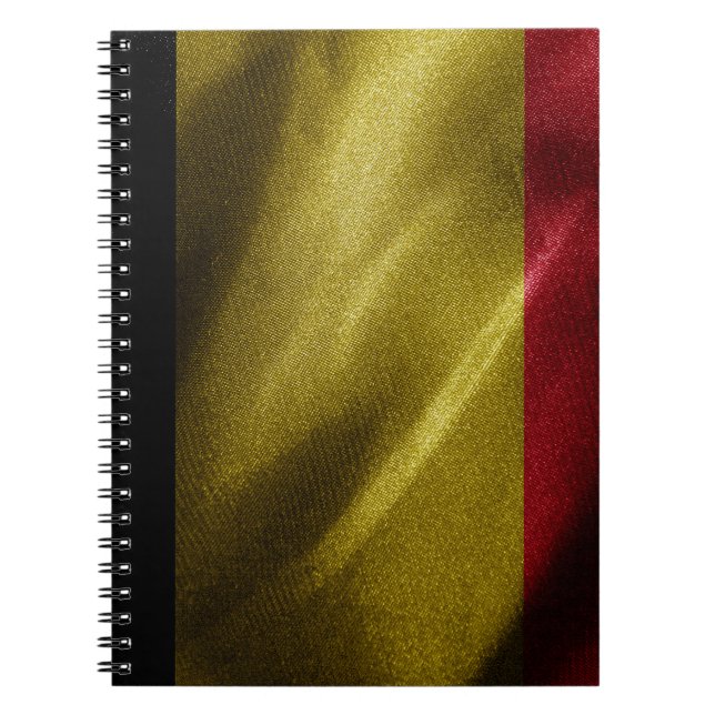 Belgium silk flag notebook (Front)
