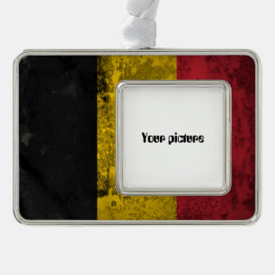 Belgium Silver Plated Framed Ornament