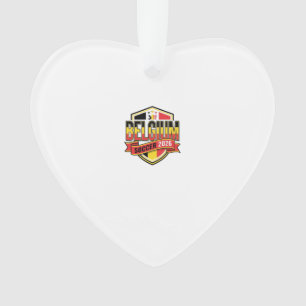 Belgium Soccer 2026 Soccer Bold Country Typography Ornament