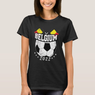 BELGIUM Soccer Ball Belgium Team For Men&women Foo T-Shirt