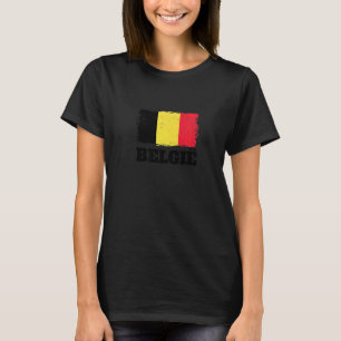 Belgium soccer & football fan 2022 Flag of Belgium T-Shirt