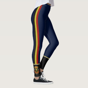 Belgium stripes flag leggings