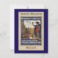 Belgium Travel Poster (1923)