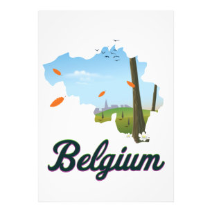 Belgium Travel poster. Photo Print