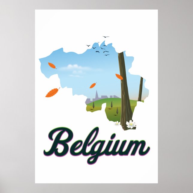 Belgium Travel poster. Poster (Front)