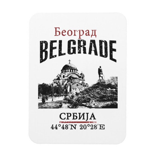 Belgrade Magnet (Vertical)