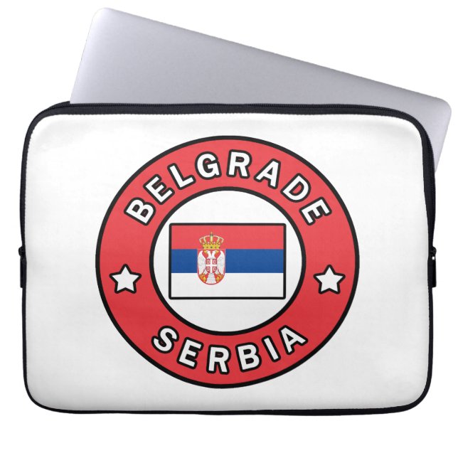 Belgrade Serbia Laptop Sleeve (Front)