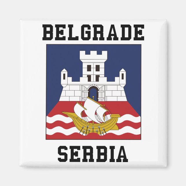 Belgrade, Serbia Magnet (Front)