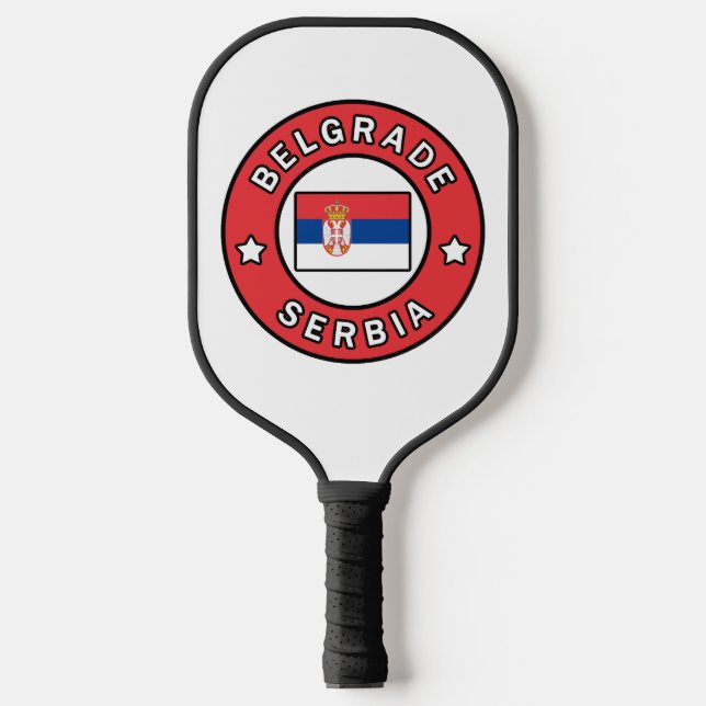 Belgrade Serbia Pickleball Paddle (Front)