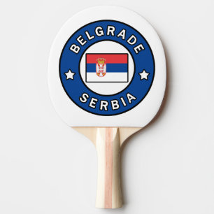 Belgrade Serbia Ping Pong Paddle