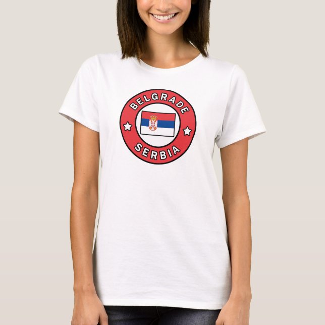 Belgrade Serbia T-Shirt (Front)