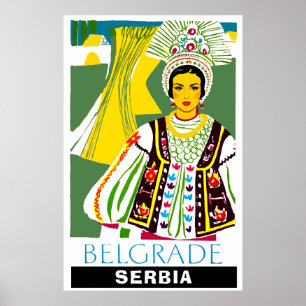 Belgrade, Serbia Travel Poster