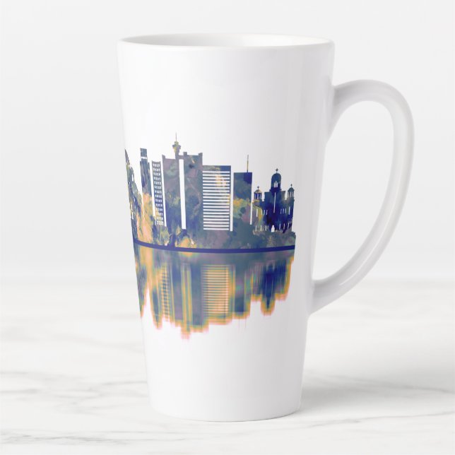 Belgrade Skyline Latte Mug (Right)
