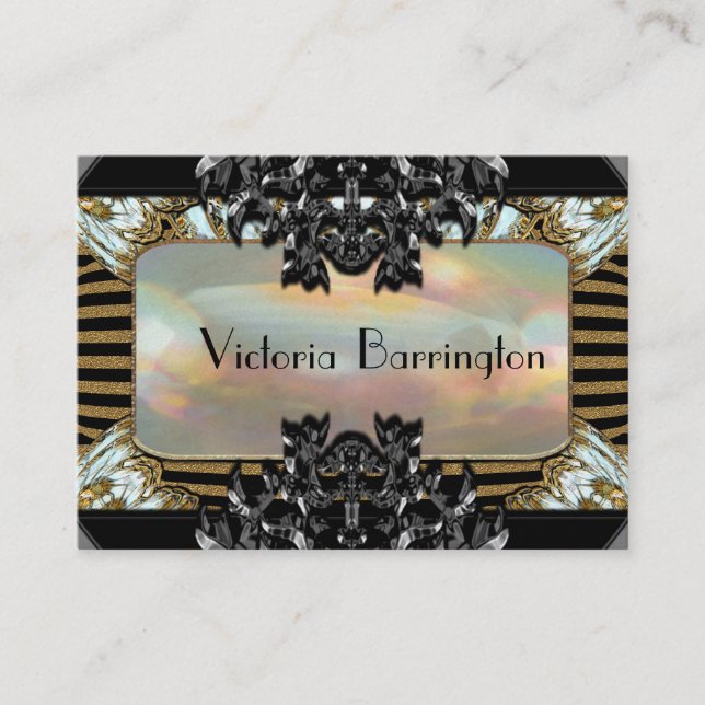 Belgravia  2.5 Pearl Professional Business Card (Front)