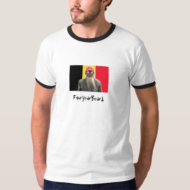 Belgum4yb, FourYearBeard T-Shirt (Front)