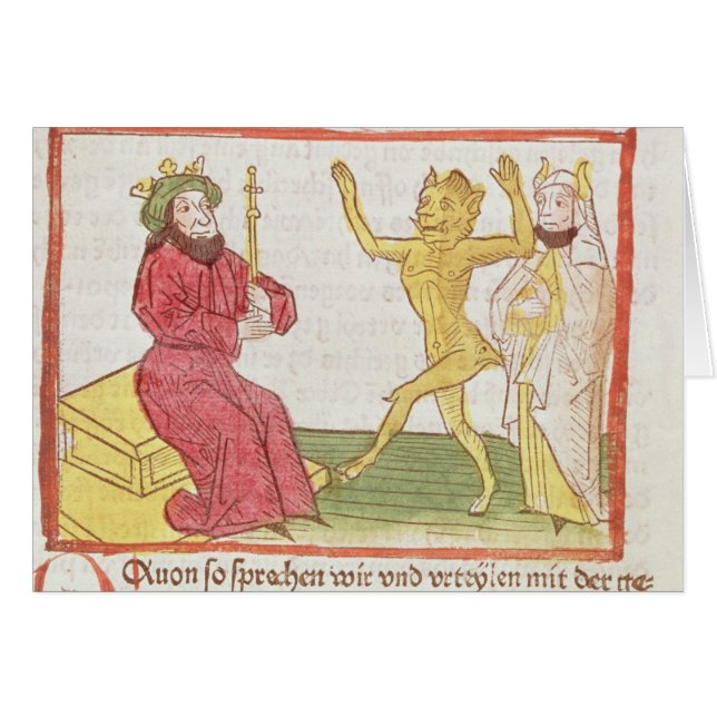 Belial dances before King Solomon (Front Horizontal)