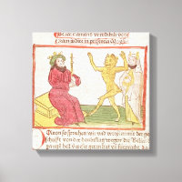 Belial dances before King Solomon