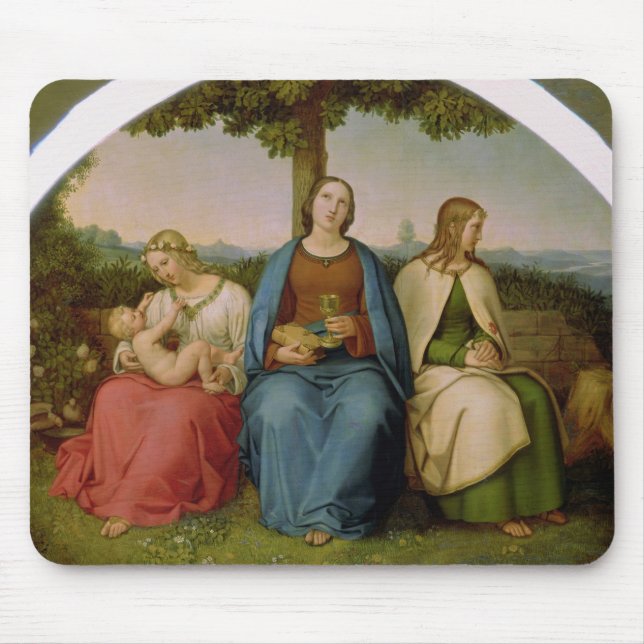 Belief, Hope and Love, 1819 Mouse Pad (Front)