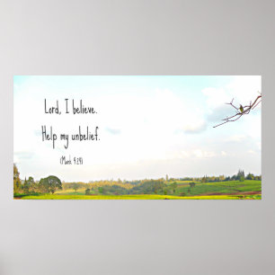 Belief poster