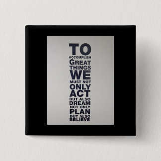 believe 15 cm square badge