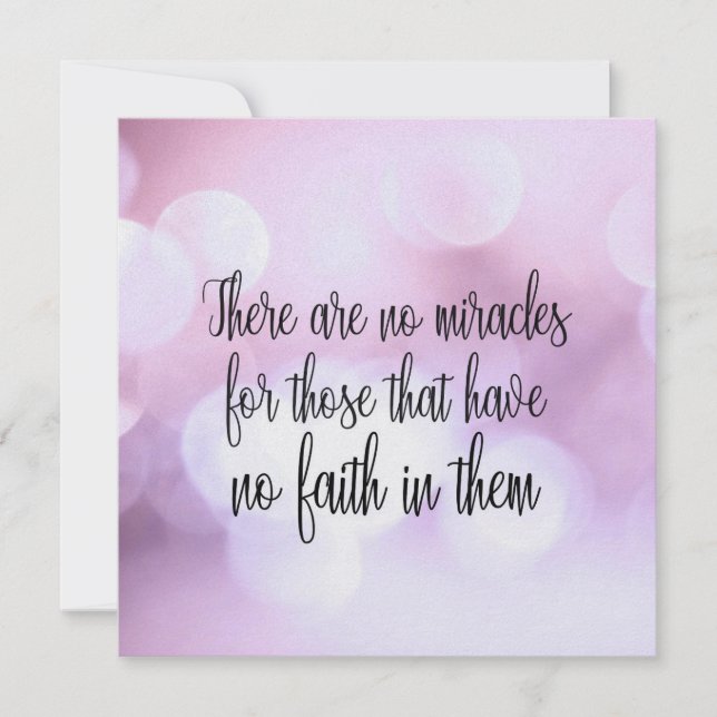 BELIEVE 5.25 x 5.25 card (Front)