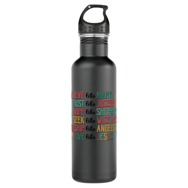 believe 710 ml water bottle (Front)