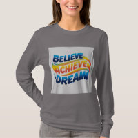Believe Achieve Dream: Vibrant Motivational Design