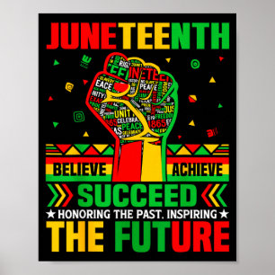 Believe achieve succeed honouring the past poster