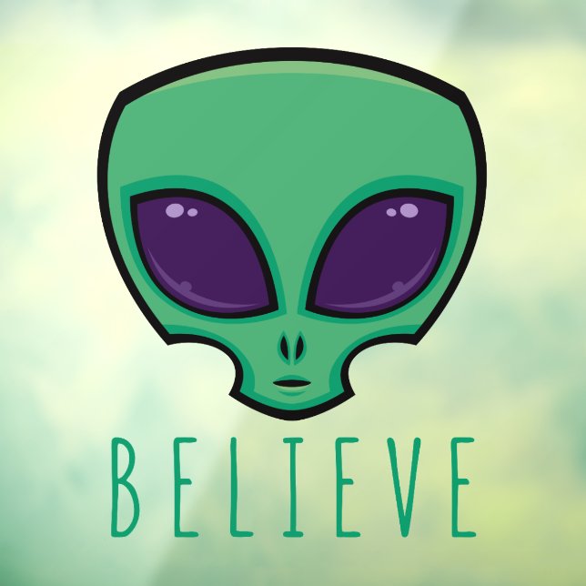 Believe Alien Head (Sheet 3)