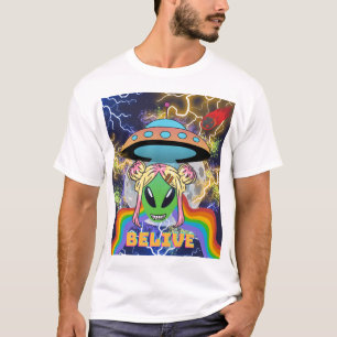 Believe, alien ufo extraterrestrial T-Shirt