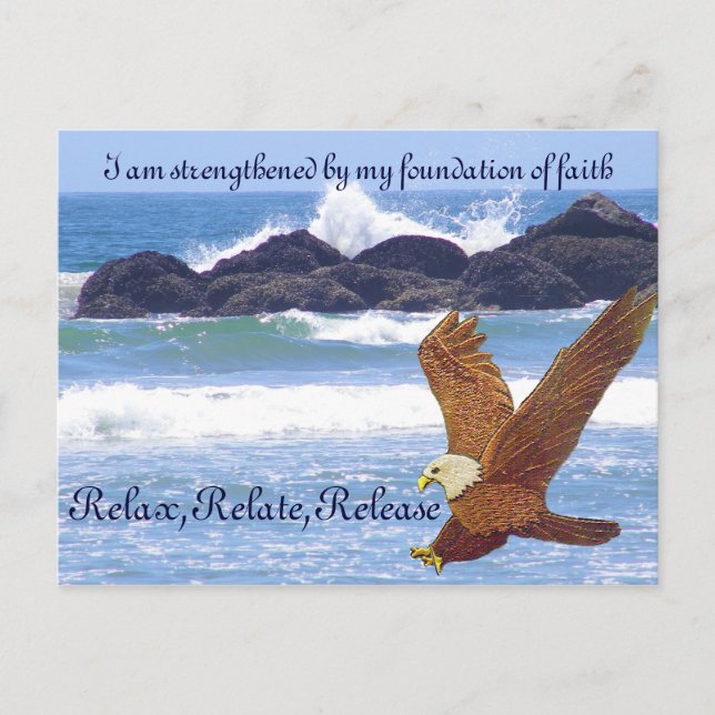Believe and rise__ postcard (Front)