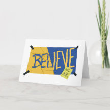 Believe and Win Greeting Card