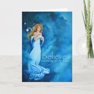 Believe, anything is possible card