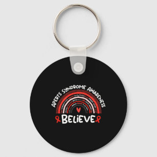 Believe Aperts Syndrome Awareness Aperts Syndrome Key Ring
