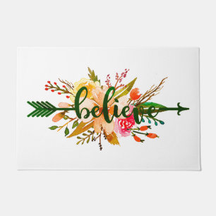 Believe arrow doormat
