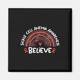Believe Awareness Month Sickle Cell Anaemia Magnet