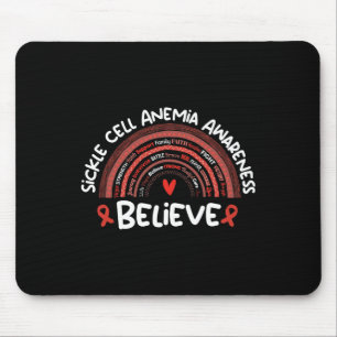 Believe Awareness Month Sickle Cell Anaemia Mouse Pad
