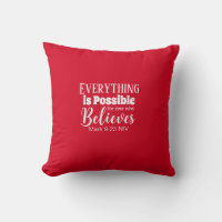  Believe Bible Verse Christian Faith Red