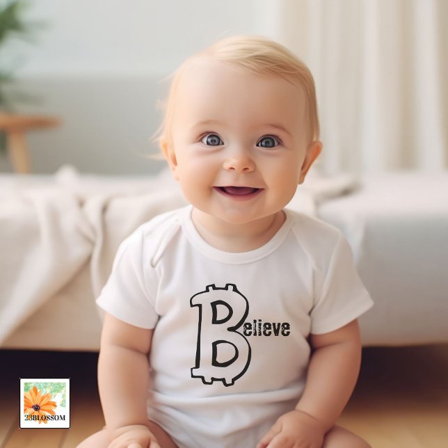 BELIEVE BTC crypto payments Tshirt gift bitcoin (Creator Uploaded)