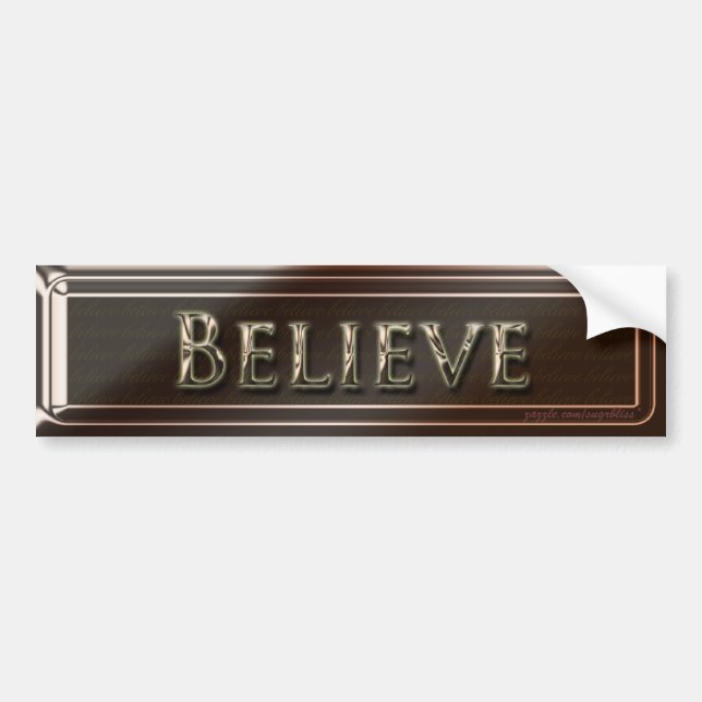 Believe Bumper Sticker (Front)