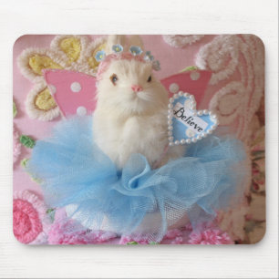 Believe bunny mousepad