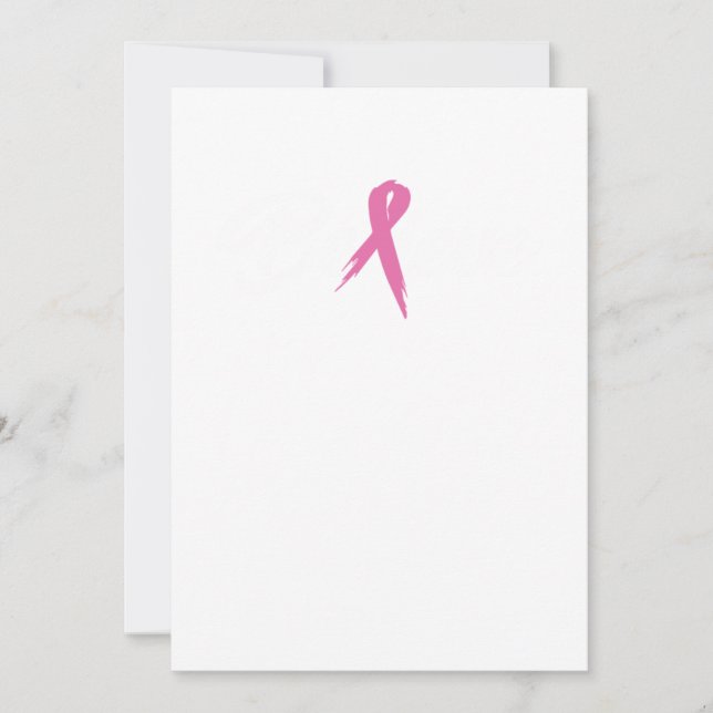 Believe Cancer Survivors and Cancer Awareness Gift Invitation (Front)