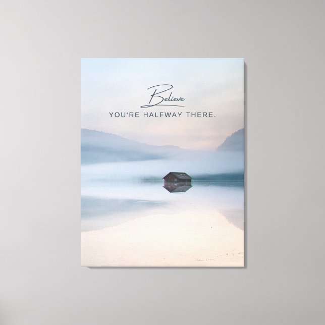 believe canvas print (Front)