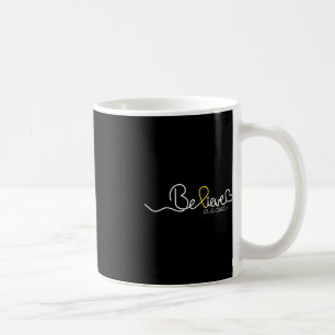 Believe- Childhood Cancer Awareness Supporter Item Coffee Mug