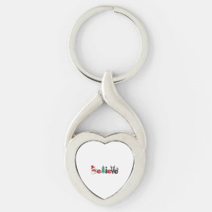 Believe Christmas Believe in Christmas Key Ring