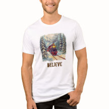 Believe Christmas Train T-Shirt | Holiday Gift |