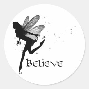 Believe Classic Round Sticker